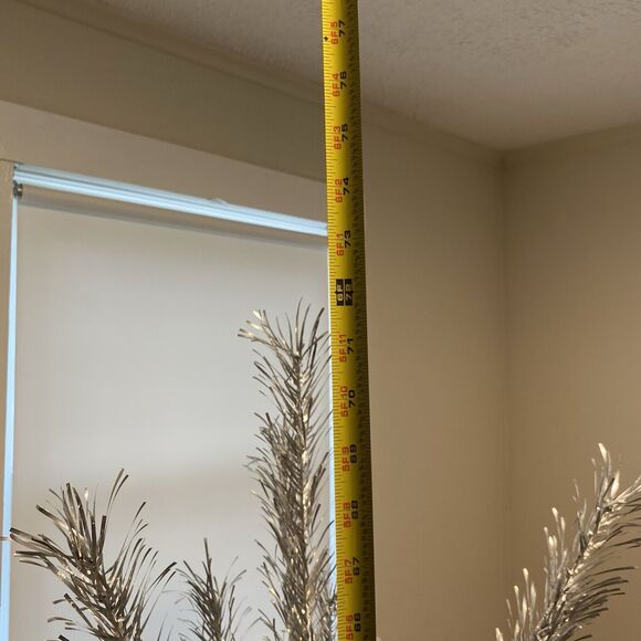 Vintage Aluminum Christmas Tree 6ft Sapphire Regal W/ Box 60s 70s 52 branch READ - Picture 7 of 16